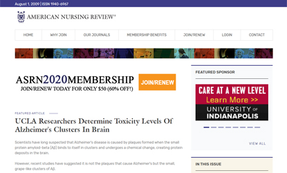 American Nursing Review - nursing journal
