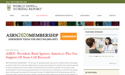 World News & Nursing Report - nursing journal