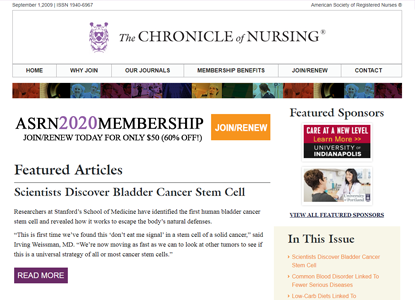 Chronicle of Nursing - nursing journal
