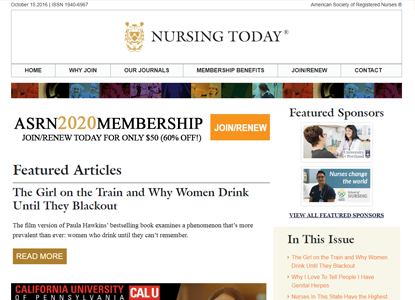 Nursing Today - nursing journal
